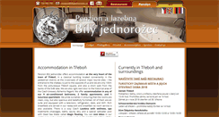 Desktop Screenshot of bilyjednorozec.cz