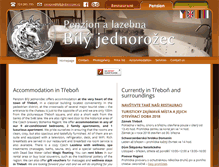 Tablet Screenshot of bilyjednorozec.cz